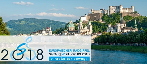 Einladung: europäischer Radgipfel Salzburg 24. - 26.9.2018 radkultur bewegt